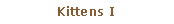 Pole tekstowe: Kittens I